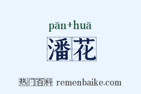 潘花是什么意思的图片